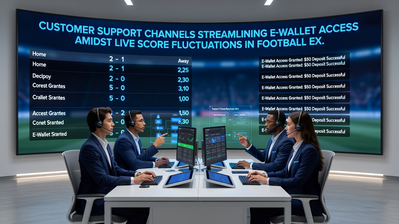Mobile App-Oberfläche zeigt E-Wallet-Transaktion während eines Live-Tennis-Matches mit Support-Chat