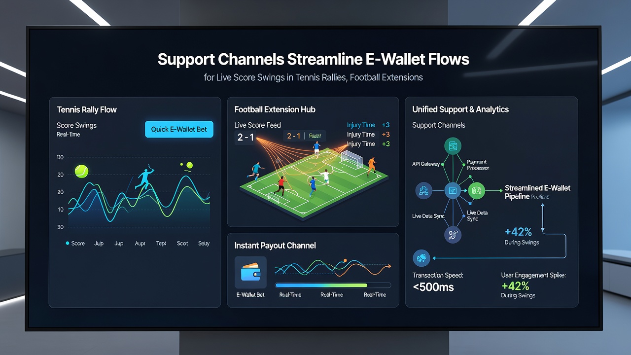 E-Wallet-Flows werden durch Support-Kanäle bei Live-Events optimiert